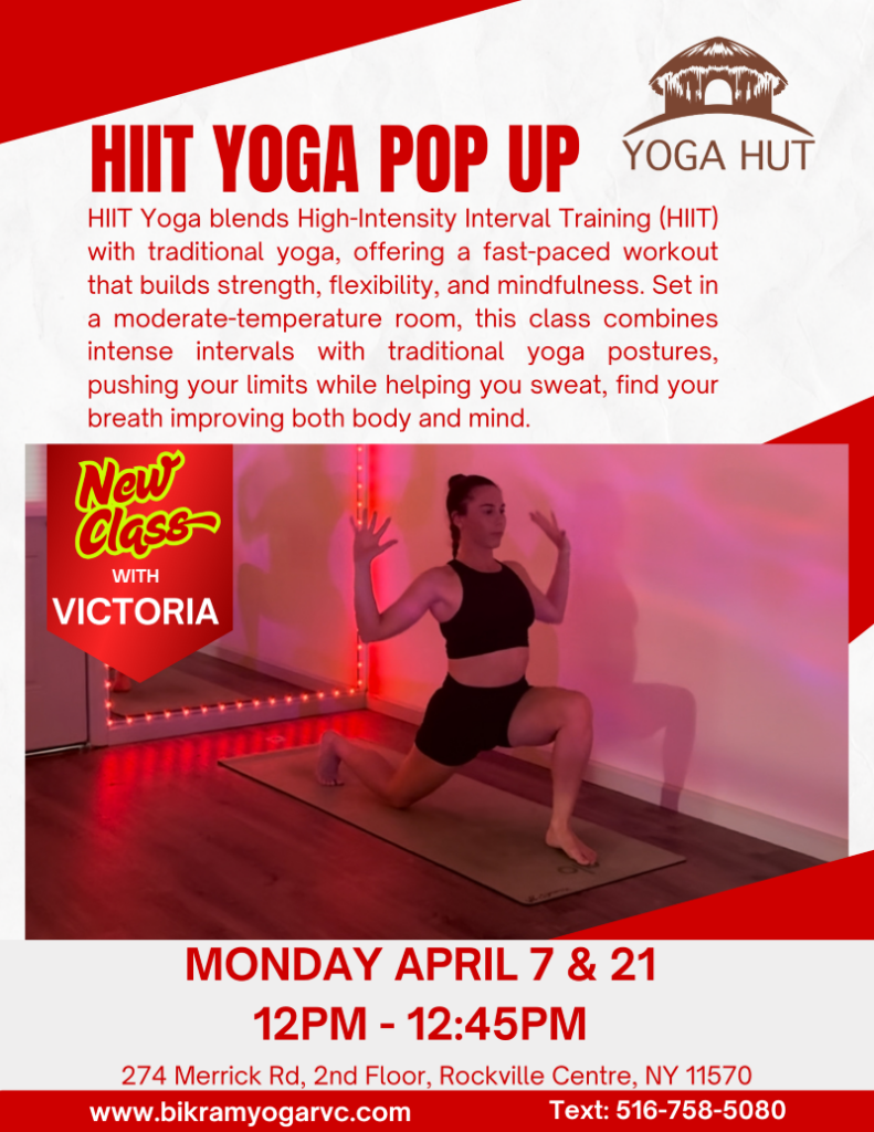 Hot Yoga 4 You RVC - HIIT Yoga Pop Up April 21st