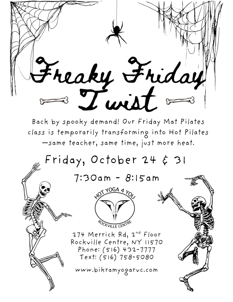 Hot Yoga 4 You RVC - Freaky Friday Twist