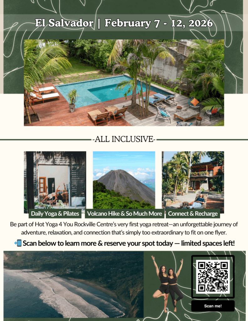 Hot Yoga 4 You RVC - EL Salvador, February 7-12, 2026