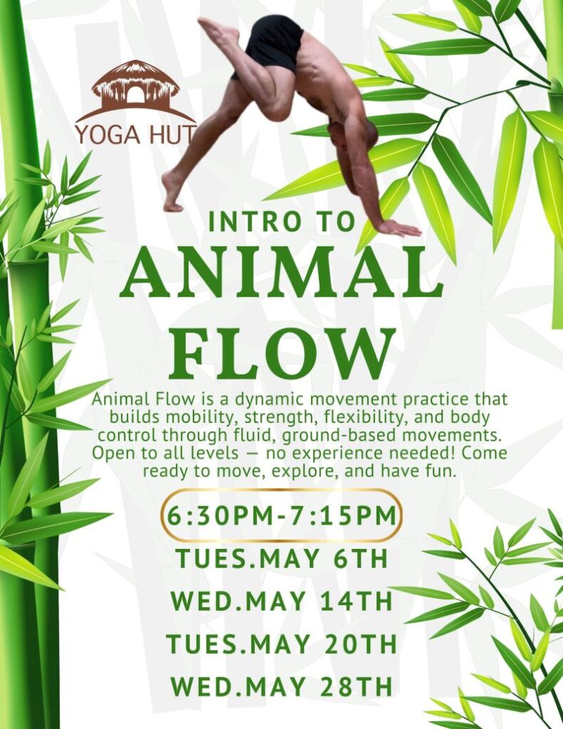 Yoga Hut - May 6th Animal Flow