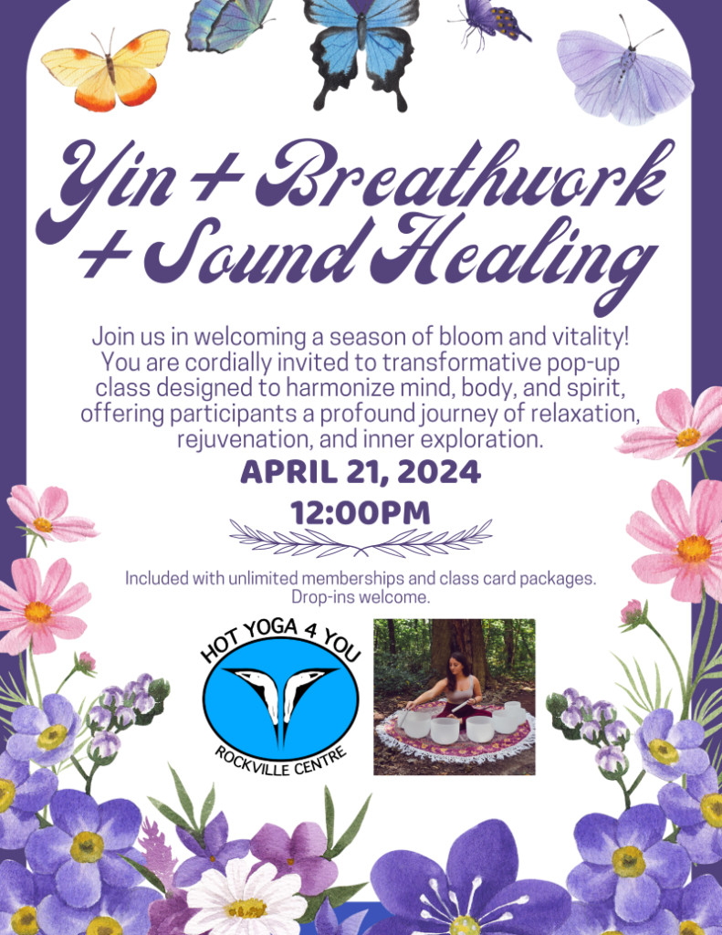 Yin + Breathwork + Sound Healing Apr 21